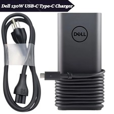Geniune OEM 130W USB C Type C Charger For Dell XPS 15 9500 2-in-1 Precision 5550 picture