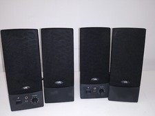CYBER ACCOUSTICS CA-2016 2-PIECE USB POWERED COMPUTER SPEAKERS LOT OF 2 picture