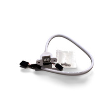 1.2ft USB Port Single to Mainboard Port Universal Header Cable - White picture