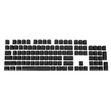 Mechanical Keyboard Keycaps 1 Set Keyboard Replacement ABS 104 Keys, Black picture