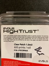 Evolis LPS028NAA Clear Patch 1.0 Mil Laminate picture