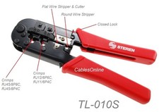 Modular RJ45, RJ12, RJ11 Crimping/Stripping/Cutting Tool picture