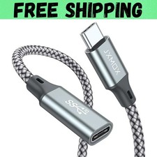 USB-C Type C Extension Cable (3.3Ft/1m/10Gbps) Male-Female 100W 5A Fast Charging picture