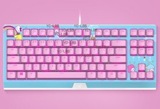 Razer x Sanrio Hello Kitty¹ Limited Edition Mechanical Keyboard Gaming 87 Keys- picture
