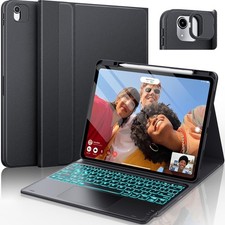 Ultra Light iPad Air 13 inch Case Keyboard (M3 2025/M2 2024)-Black Backlit Track picture
