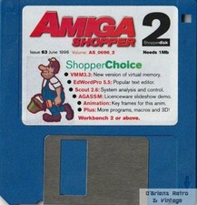 Amiga Shopper Issue 63 June 1996 Coverdisk 2, Misc Utilities - Floppy Disk picture