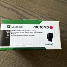 Lexmark 78C10M0 Return Program Toner Cartridge - Magenta - OEM SEALED picture