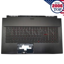 New For MSI GF75 MS-17F1 17F2 17F3 17F4 17F5 Palmrest W/Backlit Red Keyboard picture