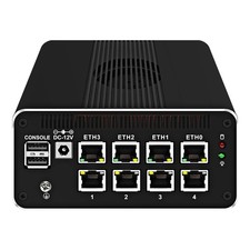 Firewall Mini PC 2x10G SFP+ Intel N100 Computer 4xi226 2.5G Proxmox ESXi pfSense picture