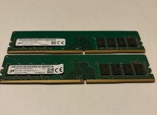 16GB 2x8GB Micron DDR4-2666 PC4-21300 Desktop RAM MTA8ATF1G64AZ-2G6E1 picture