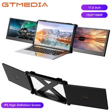 Dual Portable Monitor Tri Laptop Screen Extender Workstation for 13-17.3