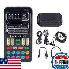 Pissente I9 Live Stream Voice Changer Set Multifunctional Mini Sound Card 8 picture