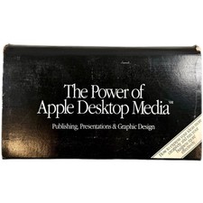Vintage 1990 Apple Desktop Media VHS Promo Kit Macintosh Graphic Design Rare picture