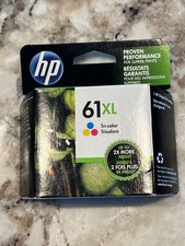 HP 61 XL Tri Color Ink Cartridge New 61XL Officejet Genuine OEM Expired 2019 picture