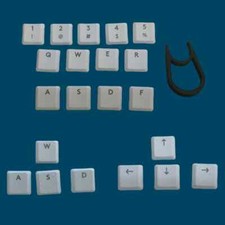 White textured keycaps WASD and Arrow Keycap for Logitech G813 G815 G913 G915TKL picture