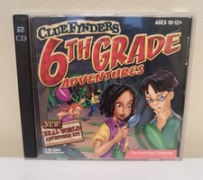 Clue Finders 6th Grade Adventures 2 CD-ROM set Pc The Learning Company Win/Mac picture
