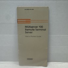 Digital DEC MUXServer 100 Remote Terminal Server Pocket Guide picture
