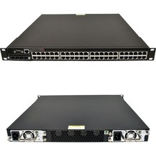 Brocade Fastiron FCX648-E 80-1003605-0X 48-Port RJ-45 GE Switch + Modules FCX-4G picture