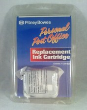 New, GENUINE Pitney Bowes 769-0 Fluorescent Red Postage Ink Cartridge E707 E700. picture