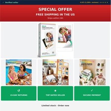 Nelko 2x3 Self-Adhesive Photo Paper 50 Sheets White for PP01 picture