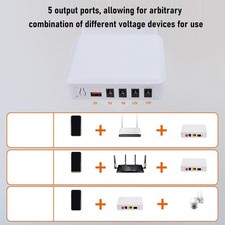 Mini UPS Battery Backup Uninterruptible Power Supply 7500mAh 2A For Router EWAE picture