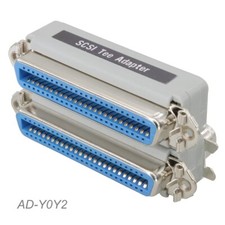 Double Centronics 50-Pin Female to Centronics 50-Pin Male Y-Splitter Adapter picture