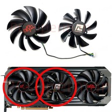 For Powercolor RX6700XT 6750XT 6800 6800XT 6900XT Red Devil Video Card Fan picture