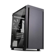 T3 MATX Micro-ATX Compact Desktop Computer PC Case | 2 x 120mm Non-RGB Fans, picture