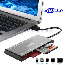 USB 3.0 Memory Card Reader, 7 in 1 Adapter Hub, for SD, CF, TF, Micro SD, XD, MS picture