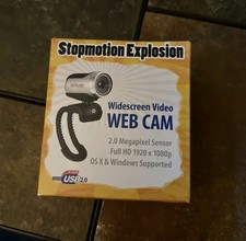Stop Motion Explosion Widescreen Video Webcam HD 1080p USB 2.0 Black picture