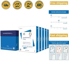 Jam-Free 20 lb Copy Paper - 8.5 x 11, 2500 Sheets - Bright White, Smooth Finish picture