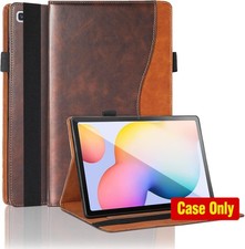 Case for Samsung Galaxy Tab S6 Lite 10.4 inch Multi-Angle Stand Flip Case-Brown picture