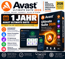Avast Ultimate Suite 2026 | 1 Year / 12 Months | Digital Key | Antivirus VPN picture