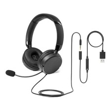 Amazon Basics On-Ear Wired Computer Headset with Adjustable Microphone 3.5mm picture