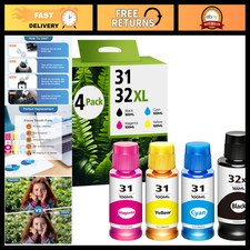 31 32XL Ink Bottle Set for HP Smart Tank 5101 7602 6001 5000 - High Yield, Compa picture