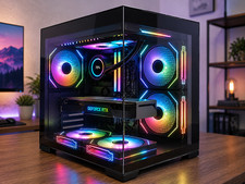 Skytech RGB Gaming Desktop 9th Compute PC 16GB RAM 512GB SSD GTX 1060 Win11 WIFI picture