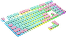 Pudding PBT Keycaps | 112 Double Shot Translucent ANSI US & ISO Layout | OEM Pro picture