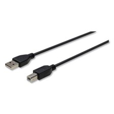 Innovera IVR30005 Usb Cable, 10 Ft, Black picture