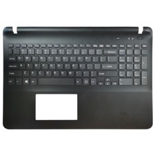 For sony Vaio SVF152A29M SVF15A1M2ES SVF152a29u US keyboard black Palmrest Cover picture