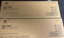 Konica Minolta AAJ50Y1 WX106 Waste Toner Box Lot of 2 picture
