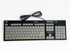 Compaq 5137 Wired Black & Gray Keyboard OEM Vintage 5188-0989 picture