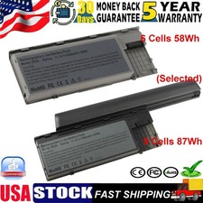 Laptop Battery for Dell Latitude D620 D630 D631 D640 Series 312-0384 312-0386 US picture