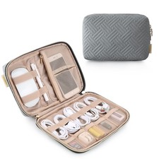 BAGSMART Electronics Organizer Travel Case, Cable Small, G-Grey picture