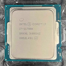 Intel Core i7-11700K 3.6GHz 8-Core 16 Thread LGA 1200 11th Gen Desktop CPU SRKNL picture