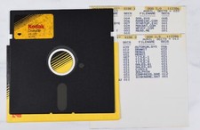 Vtg Kodak Computer Floppy Disk - (Atari, DOS 3.0, Antic Draw-It, 1980s) picture
