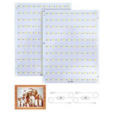 2PCS Lithophane LED Backlight Board Kit, 156x120mm, Adjustable Brightness picture
