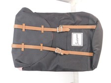 Journeyman Backpack Black Canvas Padded laptop school, work, new tagged picture