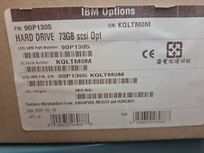 New, IBM, 90P1305, 73.4GB HOT-SWAP U320 10K SCSI DRIVE picture