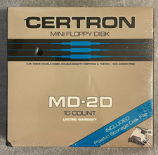 Certron Mini Floppy Disk MD-2D 5.25