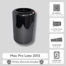 Mac Pro Late 2013 E5-1620v2 4 Core 16GB Ram 512GB SSD 2x AMD D300 Sonoma OS GA picture